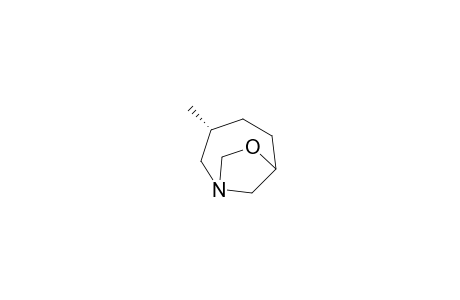 (3R*,4S*)-3-methyl-7-oxa-1-azabicyclo[4.2.1]nonane