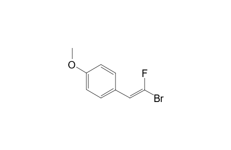 1-BROMO-1-FLUORO-2-(4-METHOXYPHENYL)-ETHENE;TRANS-ISOMER