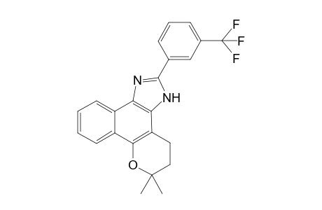 4,5-Dihydro-6,6-dimethyl-6H-2-(3'-trifluoromethylphenyl)-pyran[b-4,3]naphth[1,2-d] imidazole
