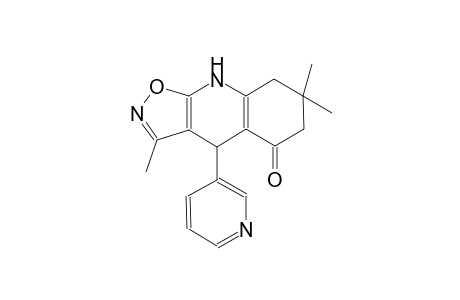 isoxazolo[5,4-b]quinolin-5(6H)-one, 4,7,8,9-tetrahydro-3,7,7-trimethyl-4-(3-pyridinyl)-