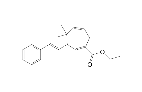Ethyl 4,4-Dimethyl-3-((E)-2-phenylethenyl)cyclohepta-1,5-diene-1-carboxylate