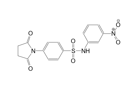 4-(2,5-dioxo-1-pyrrolidinyl)-N-(3-nitrophenyl)benzenesulfonamide