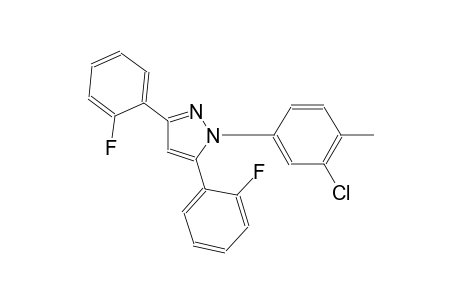 1-(3-chloro-4-methylphenyl)-3,5-bis(2-fluorophenyl)-1H-pyrazole