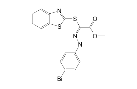 METHYL-(1,3-BENZOTHIAZOL-2-YLSULFANYL)-(PARA-BROMOPHENYLHYDRAZONO)-ACETATE