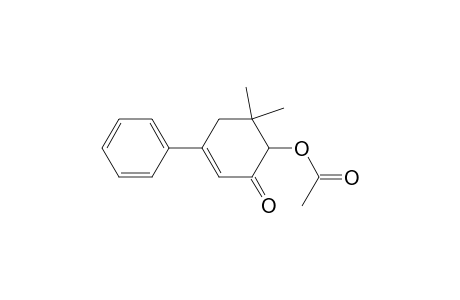 2-Cyclohexen-1-one, 6-(acetyloxy)-5,5-dimethyl-3-phenyl-