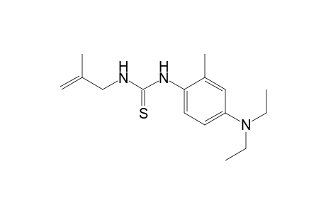 1-(4-(diethylamino)-2-methylphenyl)-3-(2-methylallyl)thiourea