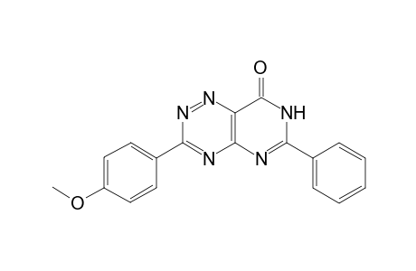 3-(p-Methoxyphenyl0-6-phenylpyrimido[4,5-e]-(1,2,4)-triazin-8(7H)-one