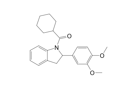CYCLOHEXYL-[2-(3,4-DIMETHOXYPHENYL)-INDOLIN-1-YL]-METHANONE
