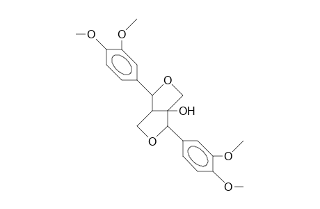 1,4-bis(3,4-dimethoxyphenyl)dihydro-1H,3H-furo[3,4-c]furan-3a(4H)-ol