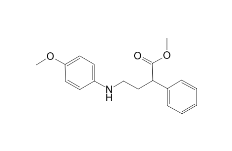 Methyl N-(4-methoxyphenyl)-2-phenyl-4-amino-(Z)-butanoate