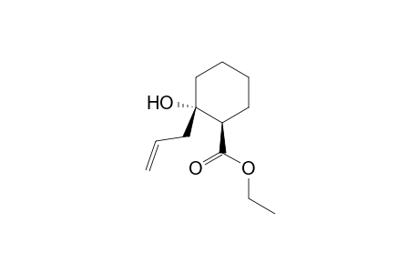 Ethyl (1R*,2S*)-2-allyl-2-hydroxycyclohexane-1-carboxylate
