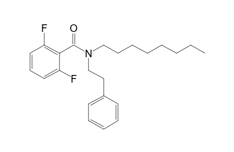 2,6-Difluorobenzamide, N-(2-phenylethyl)-N-octyl-