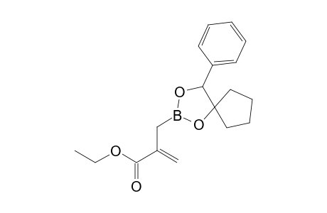 Ethyl 2-[4'-phenyl-1',3'-dioxa-2'-boraspiro[4.4]nonan-2'-yl]methyl]prop-2-enoate