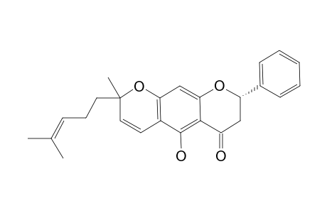 (2-S)-7,8-DIHYDRO-5-HYDROXY-2-METHYL-2-(4''-METHYL-3''-PENTENYL)-8-PHENYL-2-H,6-H-BENZO-[1.2-B:5.4-B']-DIPYRAN-6-ONE