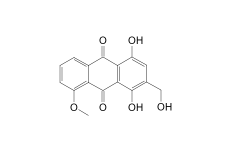 1,4-Dihydroxy-3-hydroxymethyl-5-methoxy-9,10-anthraquinone