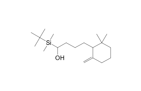 1-[tert-Butyl(dimethyl)silyl]-4-(2,2-dimethyl-6-methylenecyclohexyl)-1-butanol