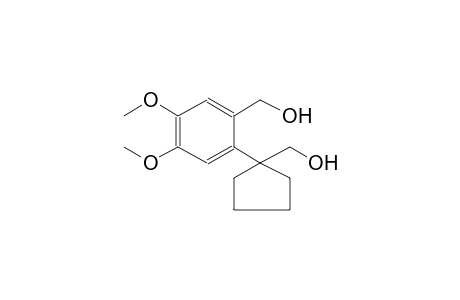 benzenemethanol, 2-[1-(hydroxymethyl)cyclopentyl]-4,5-dimethoxy-