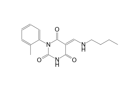 (5E)-5-[(Butylamino)methylene]-1-(2-methylphenyl)-2,4,6(1H,3H,5H)-pyrimidinetrione