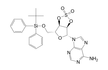 9-[(3aR,4R,6R,6aR)-6-[[tert-butyl(diphenyl)silyl]oxymethyl]-2,2-bis(oxidanylidene)-3a,4,6,6a-tetrahydrofuro[3,4-d][1,3,2]dioxathiol-4-yl]purin-6-amine