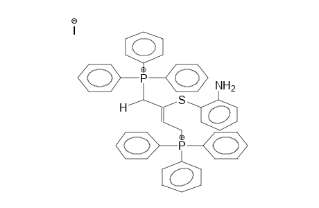 1,4-BIS(TRIPHENYLPHOSPHONIO)-2-ORTHO-AMINOPHENYLTHIOBUT-2-ENE DIIODIDE(ISOMER 1)