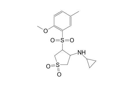 3-thiophenamine, N-cyclopropyltetrahydro-4-[(2-methoxy-5-methylphenyl)sulfonyl]-, 1,1-dioxide, (3S,4R)-