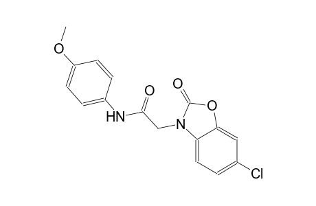 3-benzoxazoleacetamide, 6-chloro-2,3-dihydro-N-(4-methoxyphenyl)-2-oxo-