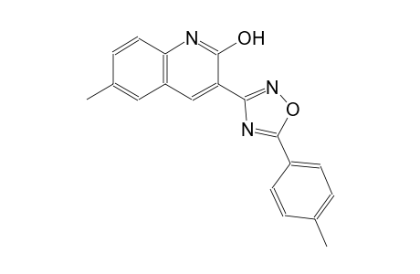 6-methyl-3-[5-(4-methylphenyl)-1,2,4-oxadiazol-3-yl]-2-quinolinol