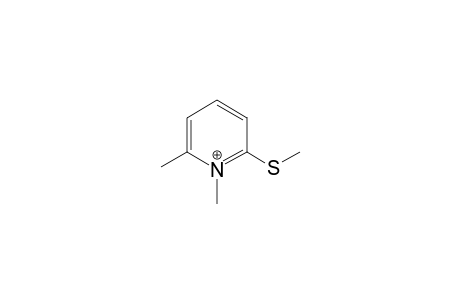 1,2-dimethyl-6-methylsulfanylpyridin-1-ium