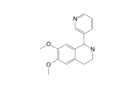 6,7-DIMETHOXY-1-(PYRIDINE-3-YL)-1,2,3,4-TETRAHYDROISOQUINOLINE