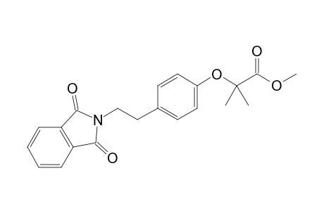 Methyl 2-[4-(2-phthalimido-2-yl-ethyl)phenoxy]-2-methyl-propanoate