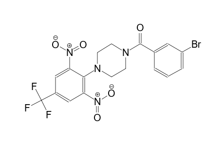 1-(3-bromobenzoyl)-4-[2,6-dinitro-4-(trifluoromethyl)phenyl]piperazine
