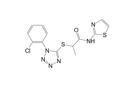 propanamide, 2-[[1-(2-chlorophenyl)-1H-tetrazol-5-yl]thio]-N-(2-thiazolyl)-