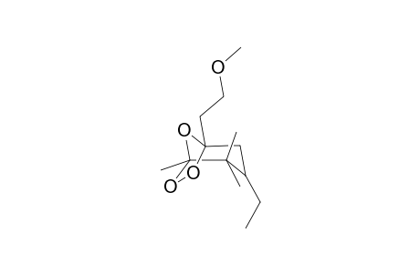 3-Ethyl-5-(2-methoxy-ethyl)-1,2,2-trimethyl-6,7,8-trioxa-bicyclo[3.2.1]octane