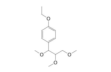1-(p-Ethoxyphenyl)-1,2,3-trimethoxypropane