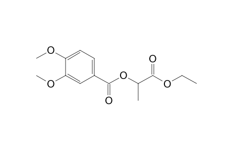1-(Ethoxycarbonyl)ethyl 3,4-dimethoxybenzoate