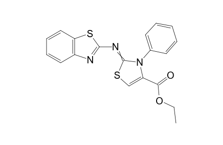 Ethyl 2-(benzo[d]thiazol-2-ylimino)-3-phenyl-2,3-dihydrothiazole-4-carboxylate