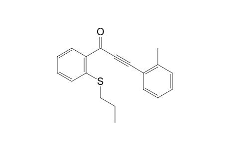 1-[2-(Propylthio)phenyl]-3-(2-tolyl)prop-2-yn-1-one