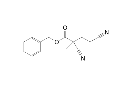 benzyl ester 2,4-dicyano-2-methylbutanoic acid ester