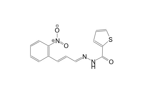 N'-[(E,2E)-3-(2-nitrophenyl)-2-propenylidene]-2-thiophenecarbohydrazide