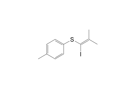 1-(1-iodanyl-2-methyl-prop-1-enyl)sulfanyl-4-methyl-benzene