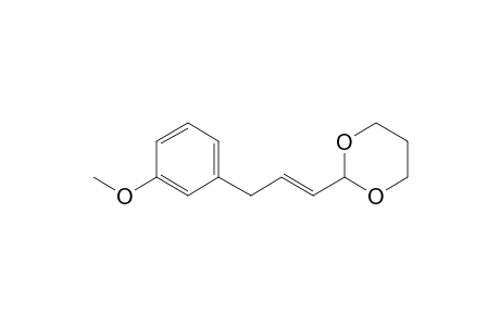 (E)-2-[3-(3-Methoxyphenyl)prop-1-enyl]-1,3-dioxane