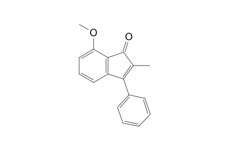 2-Methyl-3-phenyl-7-methoxyinden-1-one