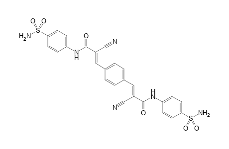 3,3'-(1,4-Phenylene)bis(2-cyano-N-(4-sulfamoylphenyl)acrylamide)