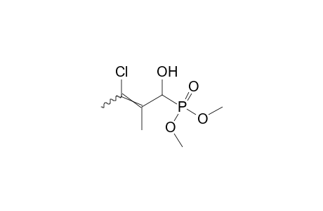 (3-chloro-1-hydroxy-2-methyl-2-butenyl)phosphonic acid, dimethyl ester