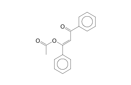 (1Z)-3-Oxo-1,3-diphenyl-1-propenyl acetate