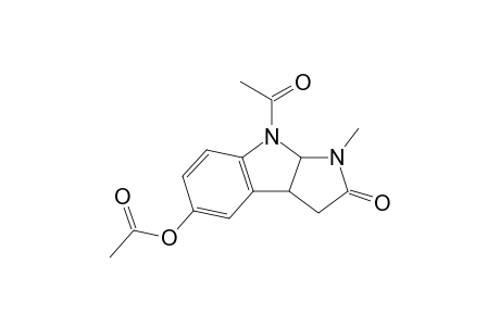 (4-acetyl-3-methyl-2-oxo-3a,8b-dihydro-1H-pyrrolo[2,3-b]indol-7-yl) acetate