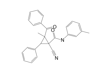 Cyclopropanecarboxamide, 2-benzoyl-1-cyano-2-methyl-N-(3-methylphenyl)-3-phenyl-