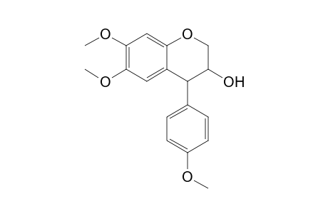 3,4-Dihydro-6,7-dimethoxy-4-(4-methoxyphenyl)-2H-1-benzopyran-3-ol