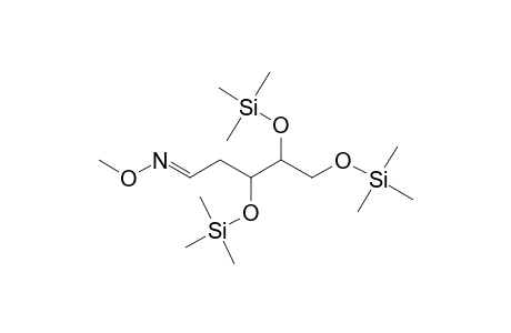 d-Erythro-pentose, 2-deoxy-3,4,5-tris-O-(trimethylsilyl)-, O-methyloxime