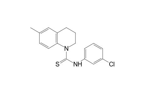 3'-chloro-3,4-dihydro-6-methylthio-1(2H)-quinolinecarboxanilide